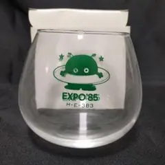 EXPO85 パナソニック　フラッシュ　グラス　新品未使用　つくば万博　1985 つくば万博 EXPO85 グラスセット コスモ星丸グラス 青と赤2個セット