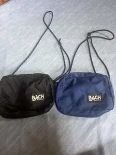 BACH サコッシュ 2色セット 黒 青