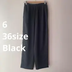 36サイズ　サテンパンツ　SATIN PANTS ブラック