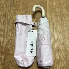 値下げ！レディース　estää 晴雨兼用折りたたみ傘 ピンク