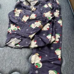 Cotton Land 雪だるま柄 長袖パジャマ 150