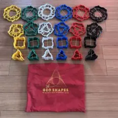 ジオフィクス GEO SHAPES 幾何学的形状パーツセット 知育玩具 パズル