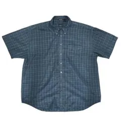 90s VAN HEUSEN 半袖シャツ チェックシャツ 2XLTALL