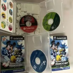 ゲームキューブソフト3本セット　スマブラ　ソウルキャリバー2 ディズニーサッカー