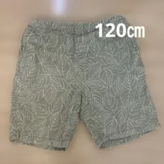 ユニクロ　ハーフパンツ　120㎝　リーフ柄