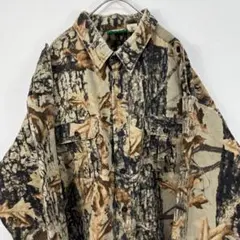 USA製 90s cabela’s カベラス リアルツリー シャツ アウトドア