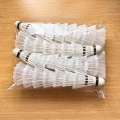 【新品】バドミントン シャトル 30個 バッティング アウトドア 野球 練習 白