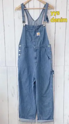 Yys denim♡大人気ビンテージ　M デニムサロペット　オーバーオール