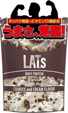 【クッキーアンドクリーム】ラット プロテイン ホエイ 1kg LATs