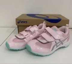 アシックス　スクスク　キッズシューズ　ガールズ　ティアラミニ　ピンク19.5cm