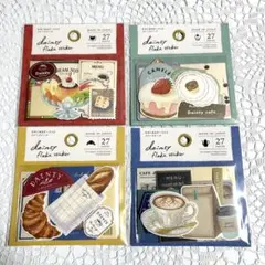 キャンドゥ daintyフレークシール　4種セット