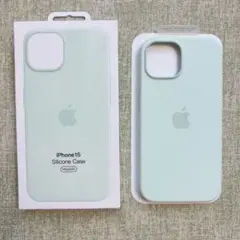 「新品未使用·純正」 iPhone 15 シリコンケース ミントグリーン