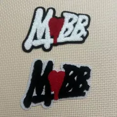 MOBBワッペン二個セットのりつき
