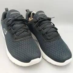 【美品】SKECHERS スケッチャーズ 黒 メモリーフォーム 25.0cm