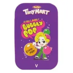 【人気】TinyTAN 缶ケース付き ばんそうこう TinyMART　V