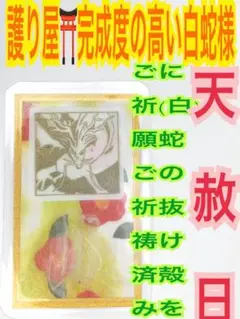 和紙✨和風✨椿✨牡丹✨龍神✨蛇の抜け殻✨白蛇のお守り【天赦日ご祈祷】AA