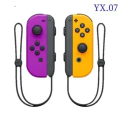 YX.07 Switch コントローラー　スプラトゥーン風　ジョイコンjyV
