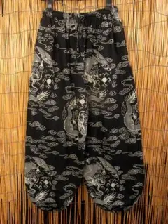 【ＳＡＬＥ】⑬新品＊男女兼用＊コットン＊和風プリント＊ふんわり＊アラジンパンツ