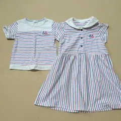 限定お値下げ★コンビミニ　リンクコーデ　お揃い　ワンピース　Tシャツ　姉弟