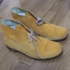 Clarks デザートブーツ 靴 シューズ マスタード からし色