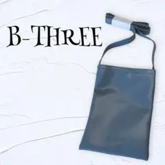 【B-THREE】ショルダーバッグ スマホポーチ ミニバッグ