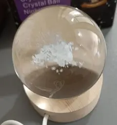 ストームグラス 雪の結晶模様