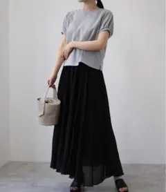 Deux Amour グレー Tシャツ 半袖