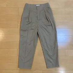 CHIRONN チロン　センタープレスタックパンツ　ベージュ　M