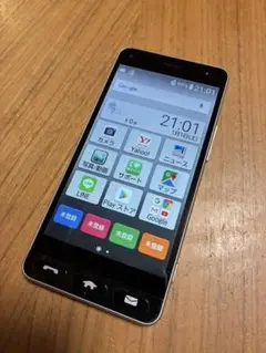 かんたんスマホ 705KC ワイモバイル　シルバー　美品