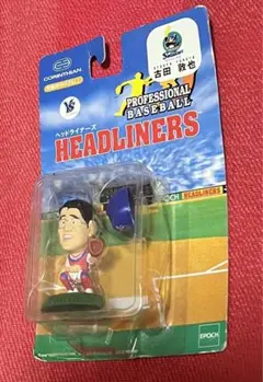 古田敦也 ボブルヘッド フィギュア　殿堂入り記念　メダル、ピンバッジ付き 古田敦也 ボブルヘッド フィギュア 殿堂入り記念 メダル