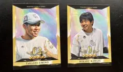 ソフトバンクホークス　海野選手、川瀬選手　タカコレカード2枚セット　トークショー