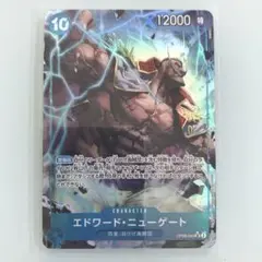★ワンピースカード　白ひげ　ニューゲート　 SR パラレル　青