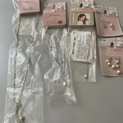 未使用品⭐︎ネックレス、イヤリングセット