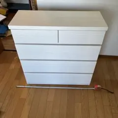 ホワイト4段タンス手渡しのみ