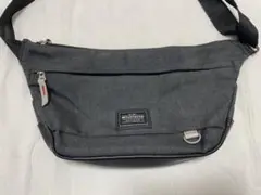 MOUSTACHE グレー ショルダーバッグ