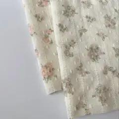 韓国生地 ハギレ 小花柄薔薇 セット