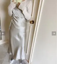 editforlulu サテンタイトドレス