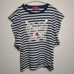 Fiorucci ストライプ柄 Tシャツ サイズ J-S(150)