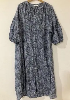 Samansa Mos2 ペイズリー　ロングワンピース