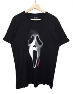 Ghost Face フェイスプリントTシャツ ブラック Lサイズ