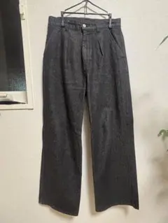 カルネ デニム スラックスパンツ