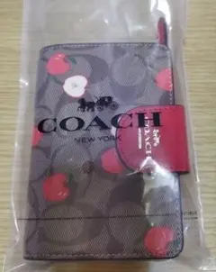 Coach 折りたたみ 財布 アップル