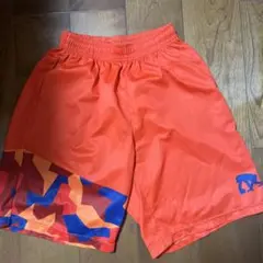 オレンジ エゴザルバスケットパンツ