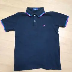 FRED PERRY 　フレッドペリー　ブラック ポロシャツ　Lサイズ