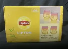 Lipton 350ml グラス2個セット