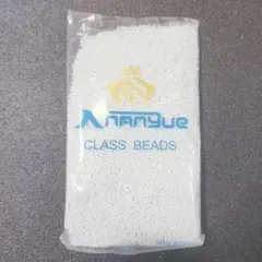 【お得】訳ありビーズ ﻿ハンドメイド﻿素材 丸小ビーズ 白約450ｇ 大容量
