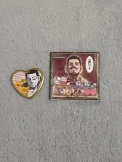 ゴールデンカムイ展 鶴見篤四郎の 「愛」です 缶バッジ 尾形百之助ver