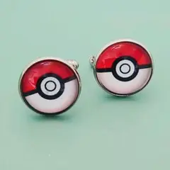 モンスターボール　カフスボタン　カフリンクス　01