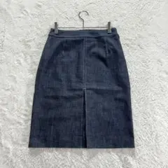 r2677【マックレガー】64-91 濃グレー系 スカート タイト デニム