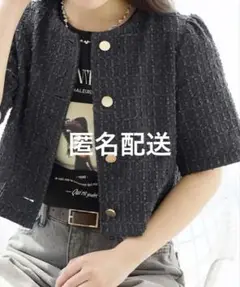 【最終値下げ】ROPÉ PICNIC サマー・ツイード金ボタンカーディジャケット
